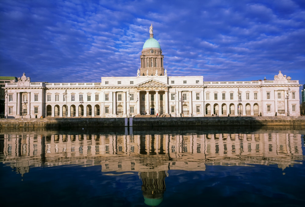 Ebern Designs Posterazzi " The Customs House DublinIreland " by The Irish Image Collection Wayfair